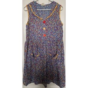 Vintage Flour Sack Style 90s Dress Women’s Size Medium